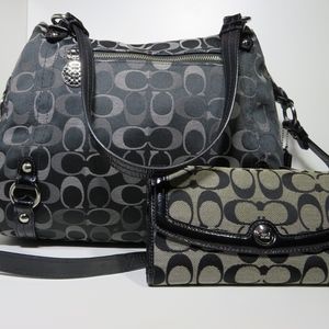 Coach Bag and Wallet Combo